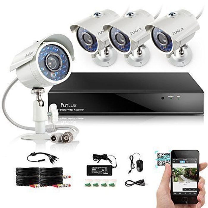 View dvr. Wireless Outdoor Security Camera Systems with DVR. Outdoor Surveillance System os-100-250. Security Camera London Spikes.