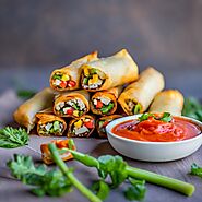 Air Fryer Vegetable Spring Rolls : Delicious Recipe - Everything About Air Fryers