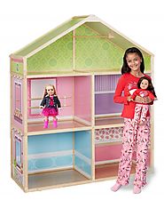 Shop for Wooden Doll house for 18 inch dolls | Dollie & Me