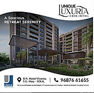 Unique Luxuria, Sola, Ahmedabad -3bhk flats in gota for sale