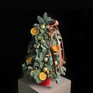 Gold Christmas Tree | Christmas Tree Decoration Centerpiece - Aiwa Flowers