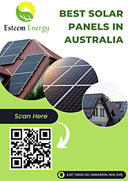 Best Solar Panels in Australia: Sustainable Energy Solutions