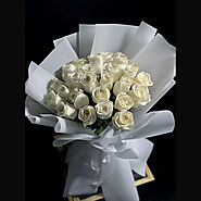 Niveous White Flowers Bouquet | Flowers Delivery in Dubai | Aiwa Flowers