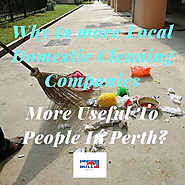 Why to more Local Domestic Cleaning Companies More Useful To People In Perth?