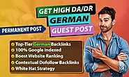 I will publish german backlinks on authority german guest post sites