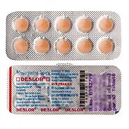 Deslor 5mg tablet Desloratadine anti-allergic medicine reducing the symptoms of allergy