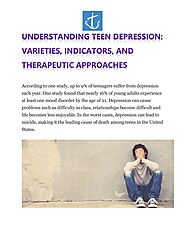 Understanding Teen Depression by Restoring Hearts Counseling - Issuu