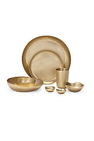Brass Dinnerware Set