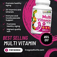 LiveGood BioActive Complete Multivitamin For Women With Iron