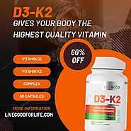 LiveGood Vitamin D3 - K2: The Sunshine Vitamin Combo