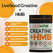 LiveGood Creatine + HMB: Unleash Your Athletic Potential