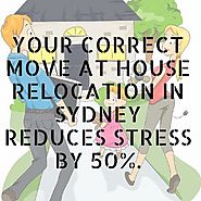 Your Correct Move At House Relocation In Sydney Reduces Stress By 50%