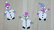 How To Make Snowman With Paper