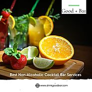 Alcohol-free bartending services