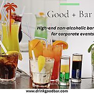 High-end non-alcoholic bar for corporate events
