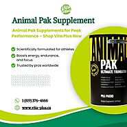 Animal Pak Supplements for Peak Performance