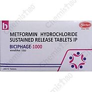 Biciphage Sr 1000mg Tablet - Extended-release Diabetes Management: Buy strip of 10 tablets at best price in India | C...