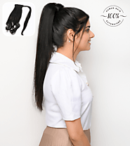 Best Ponytail Hair Extension| 100% Real Hair Extension – HAIR YOU GO INDIA
