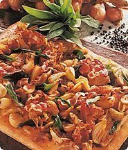 La cucina di Susana Pizza agli scalogni con pancetta affumicata.