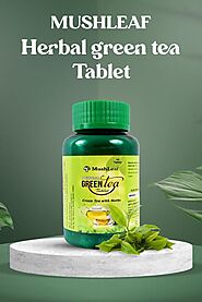 Herbal Green Tea Tablet - MushLeaf
