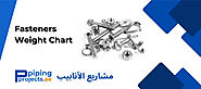 Fastener Weight Chart in kg, mm, PDF - Piping Projects Middle East