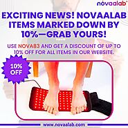 Great news! Novaalab products are now available with a 10% discount. Don't miss the chance to get yours today!