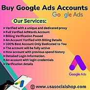 Buy Google Ads Accounts-100% Virtual & USA Verified Adwords