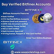 Buy Verified Bitfinex Accounts-100% SSN & KYC Verified