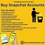 Buy Snapchat Accounts-100% Secure & Active Reliable Accounts