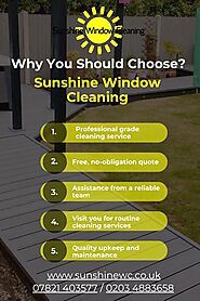 Reasons To Use A Professional Window Cleaner & Choose Sunshine Window Cleaning