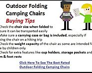 Best Outdoor Folding Camping Chairs Reviews - Tackk