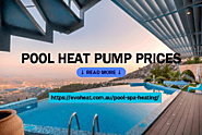 Smart Investments, Happy Swims: Find the Perfect Balance with Our Pool Heat Pump Prices!
