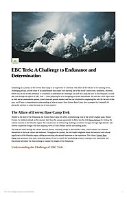 A Challenge to Endurance and Determination by Bikat Adventures - Issuu