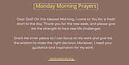 Beautiful Monday Morning Prayers - Powerful Benefits - Explore Study