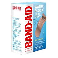 Adhesive Strip Band-Aid® Water Block® Tough Strips™ 1-3/4 X 4 Inch Plastic Rectangle Tan Sterile