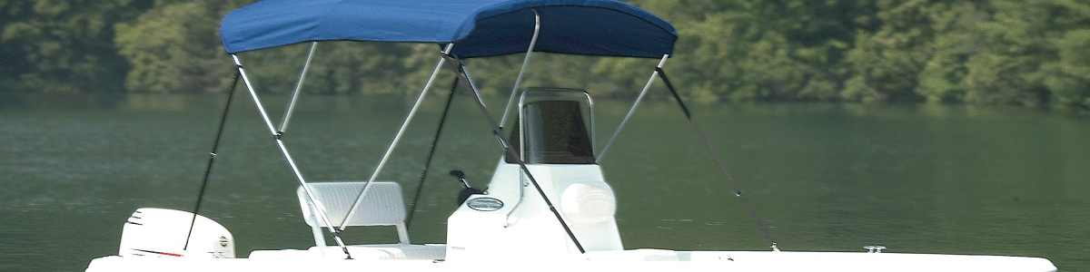 Komo Covers Boat Bimini Top Cover Grey 46 inches High by 6 feet Long by 54 to 60 inches Wide with Boot and Hardware