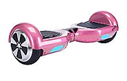 Hover X Self Balancing Hoverboard Balance Scooter with LED Lights, Pink