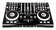 Epsilon Quad-Mix Powerful 4-Deck Professional MIDI/USB DJ Controller