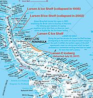 National Geographic Antarctica Maps Show the Larsen Ice Shelf's Stunning Decades-Long Decline