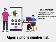 Algeria phone number list – 11.5 Million Algeria Mobile number list For SMS Marketing