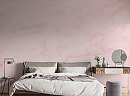 Shop Pink Marble Wallpaper Mural Online - Giffywalls