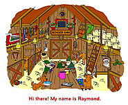 Reindeer Barn - Children's Stories About Raymond at the North Pole
