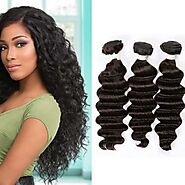 3 Bundles Peruvian Deep Wave Hair Extensions Amazing Virgin Human Hair Bundles - NubianPrincessHairShop.com