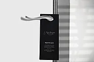 Custom Hotel Door Hangers - Stylish & Functional | Newbega