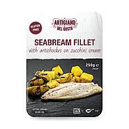 Seabream Fillet with Artichoke & Zucchini Cream Frozen | Casinetto