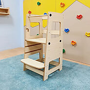 Adjustable Learning Tower for Toddlers at Cheapest Price @ Moon Kids Home