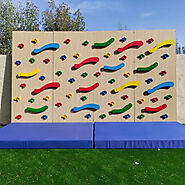 Angled Climbing Wall at Cheapest Price @ Dubai @ Moon Kids Home