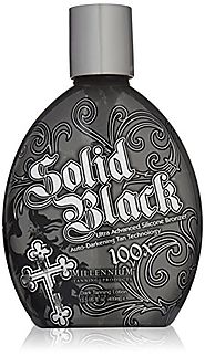Millenium Tanning New Solid Black Bronzer Tanning Bed Lotion, 100x, 13.5-Ounce