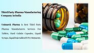 Third Party Pharma Manufacturing Company in India | Third Party Manufacturing in India