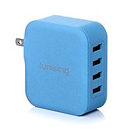 Lumsing® Cube Series 21W 4-Port USB Wall Charger Intelligent Quick Charging Hub Power Adapter for iPhone 6S Plus 6S 6...